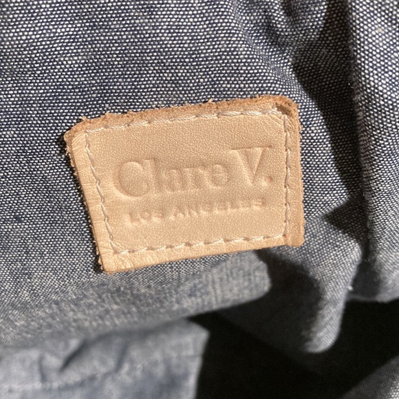 Clare V Grande Fanny in Rare Cobalt Blue Excellent! - Picture 12 of 12